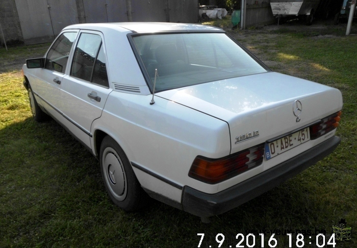 MERCEDES 190D - 1986 - 226.000 km - 2.500 €