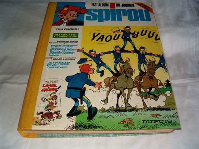 Album Spirou relié éditeur no 143 année 1976