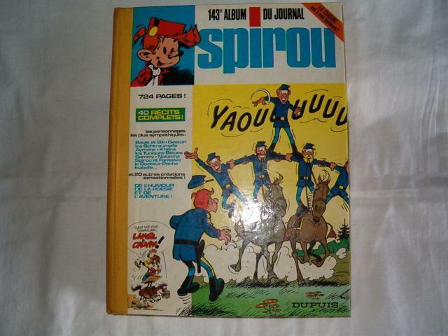 Album Spirou relié éditeur no 143 année 1976