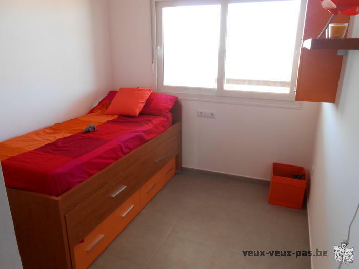 appartement 2 chambres à louer à Roldan (Murcia) avec piscines, proche de la mer, tout confort