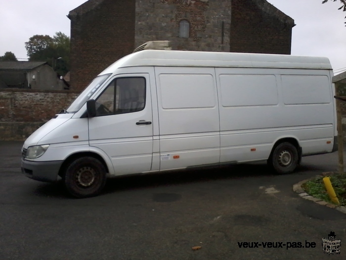 mercedes sprinter long châssis avec frigo