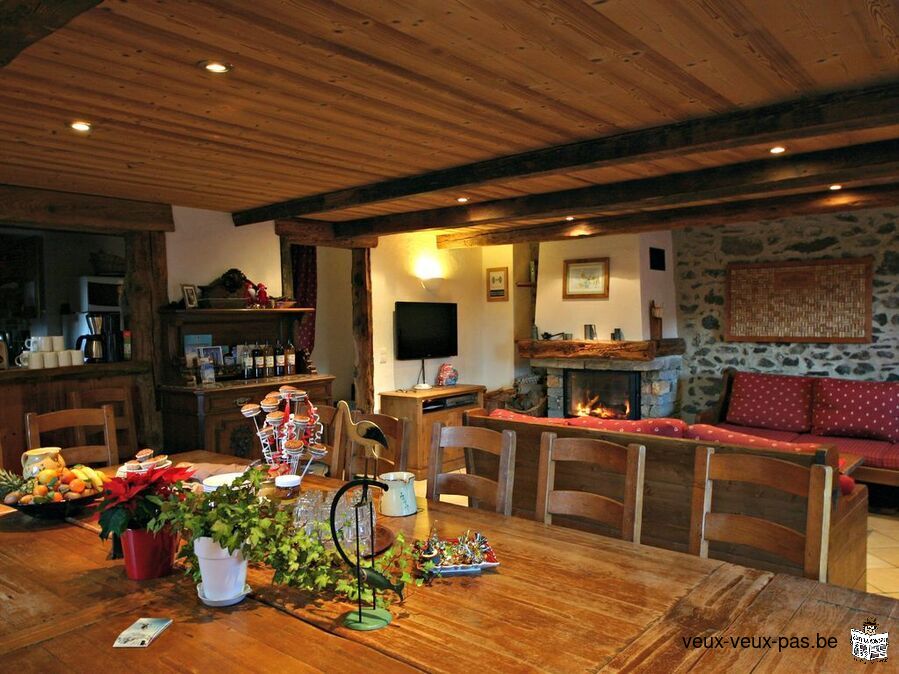 Chalet savoyard de 19 lits de haut standing avec sauna et Jacuzzi