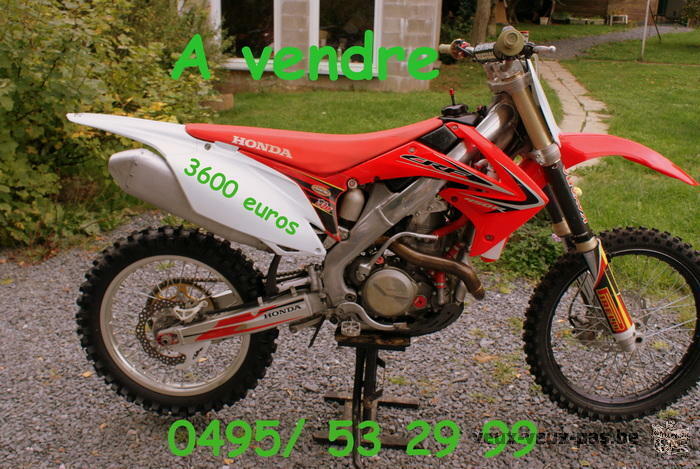 a vendre honda crf 450 de 2012