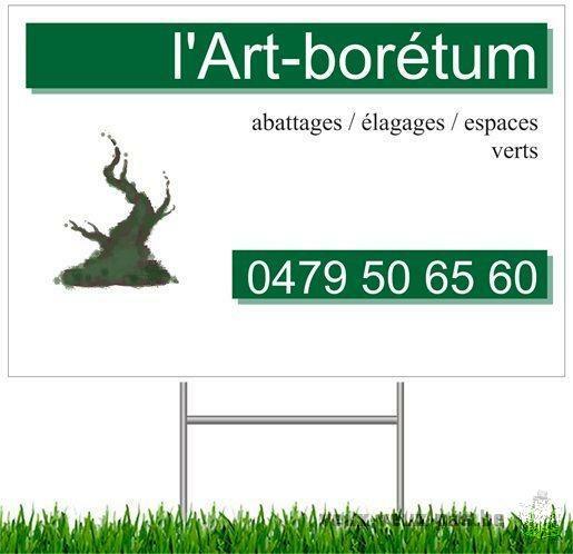 L'ART-BORETUM : abattage/elagage/espaces vert/toiture végétal /terrassement,pavage