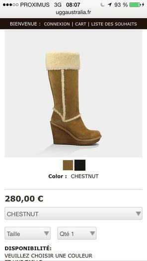 Bottes UGG neuves pointure 39