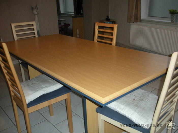 a vendre urgent salle a manger +meuble tv