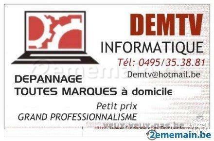 Dépannage informatique à DOMICILE LIEGE-HUY-WAREMME