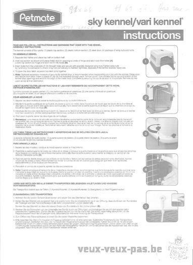 Cage Transport Petmate Sky Kennel/Vari Kennel