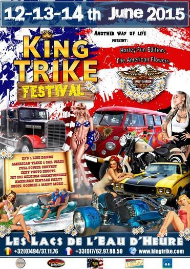 King Trike Festival 2015 - Harley Fun Edition : The American Flowers