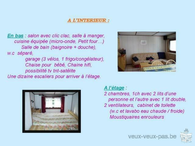 MAISON DE TYPE PROVENCAL MEUBLEE pour 2 à 6 personnes