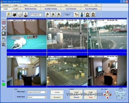 Utilisation un webcam comme une caméra de sécurité