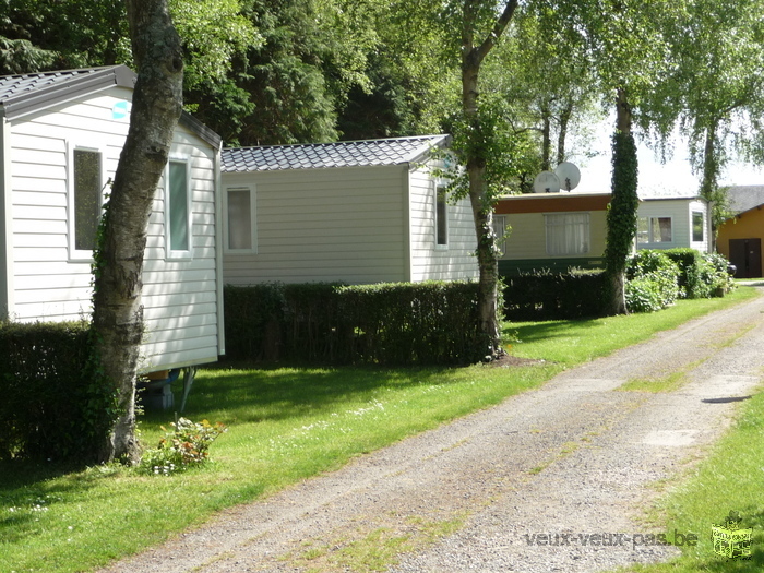 Location mobile-home tout confort dans camping calme, plages du débarquement, Normandie