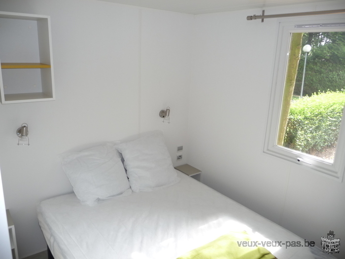 mobile home rental in quiet campsite, landing beaches, Normandy