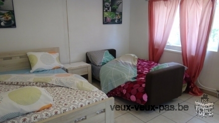 Rez-de-chaussée à Cuesmes,30 m² avec 1 chambre à 320 €