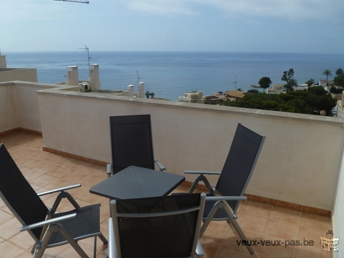 Superbe penthouse/appartement 5p vue mer CALPE Costa Blanca