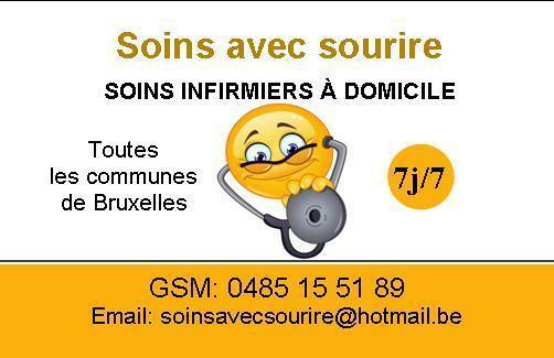 soins infirmiers avec sourire