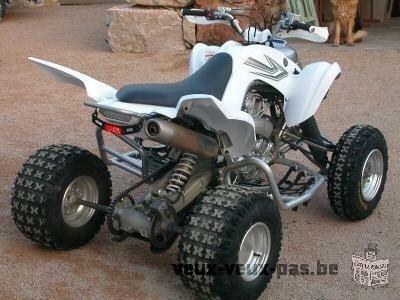 Cède quad Yamaha raptor 700 blanc