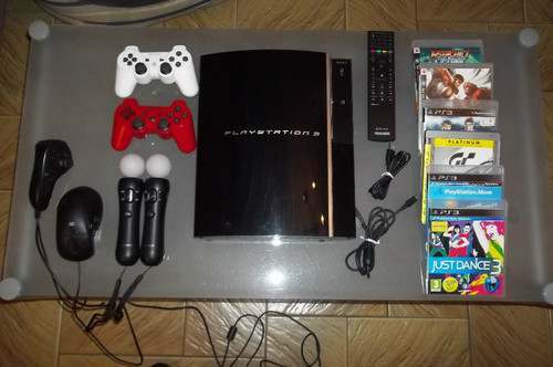 Console PS3 80 Go + Nombreux accessoires Sony + Jeux